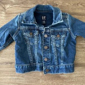 Gap baby jeans jacket 6-12 months